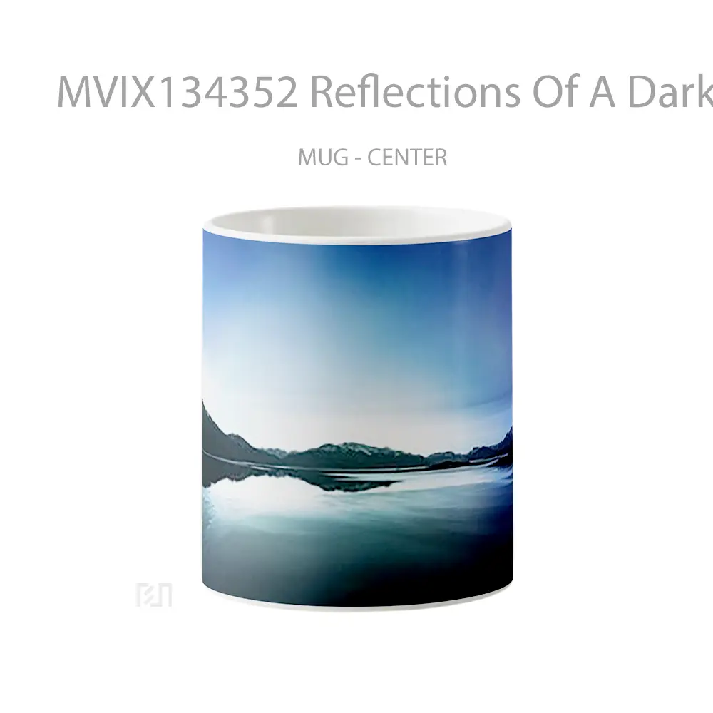 Mug Reflections Of A Dark Lake Gelas Pemandangan Alam