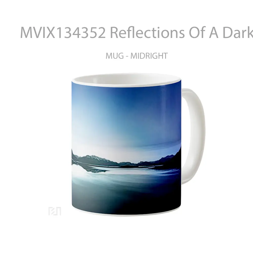 Mug Reflections Of A Dark Lake Gelas Pemandangan Alam - All-side / Desain