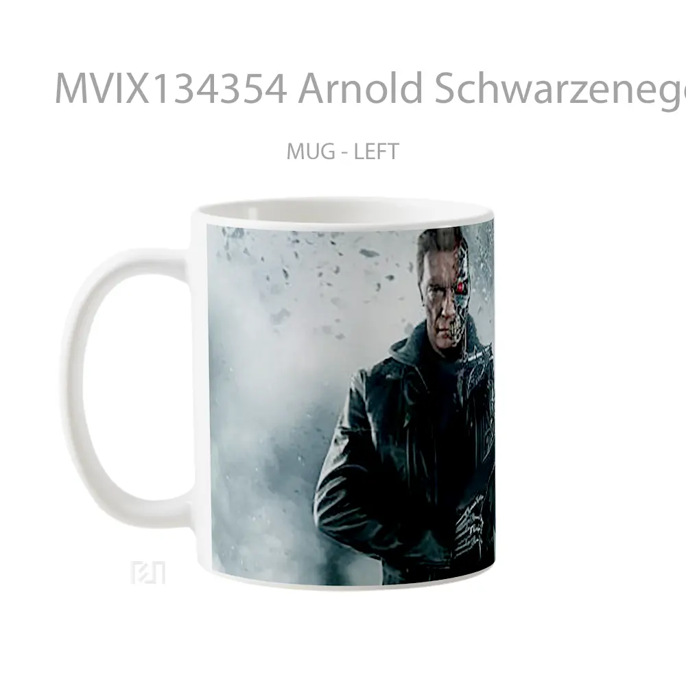 Mug Arnold Schwarzenegger In Terminator Gelas Film - All-side / Desain