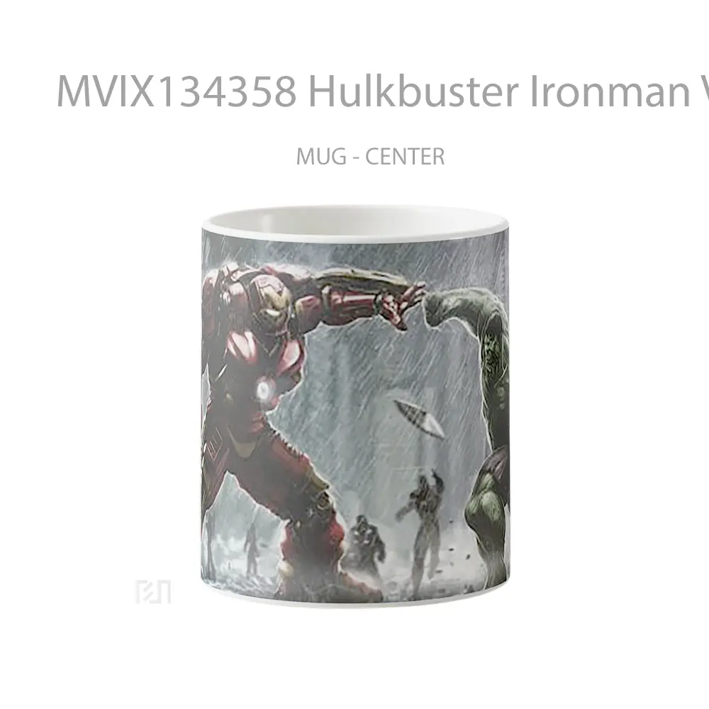 Mug Hulkbuster Ironman Vs Hulk Gelas Superhero