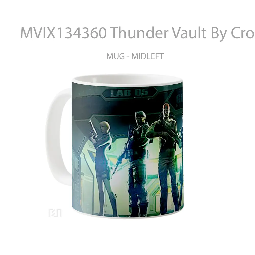 Mug Thunder Vault By Crossfire Gelas Keramik Unik - All-side / Desain