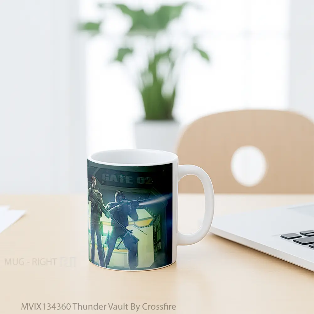 Mug Thunder Vault By Crossfire Gelas Keramik Unik - All-side / Desain