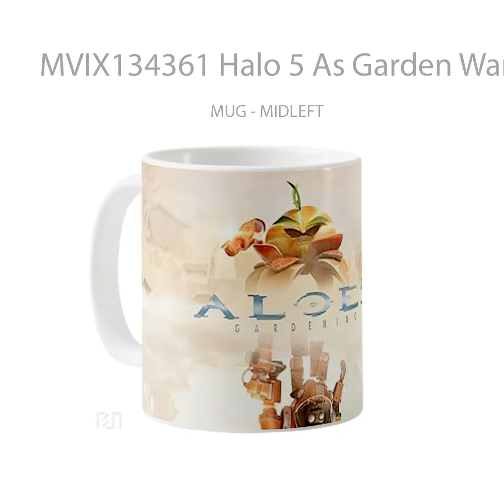 Mug Halo 5 As Garden Warfare 2 Cangkir Gamer - All-side / Desain