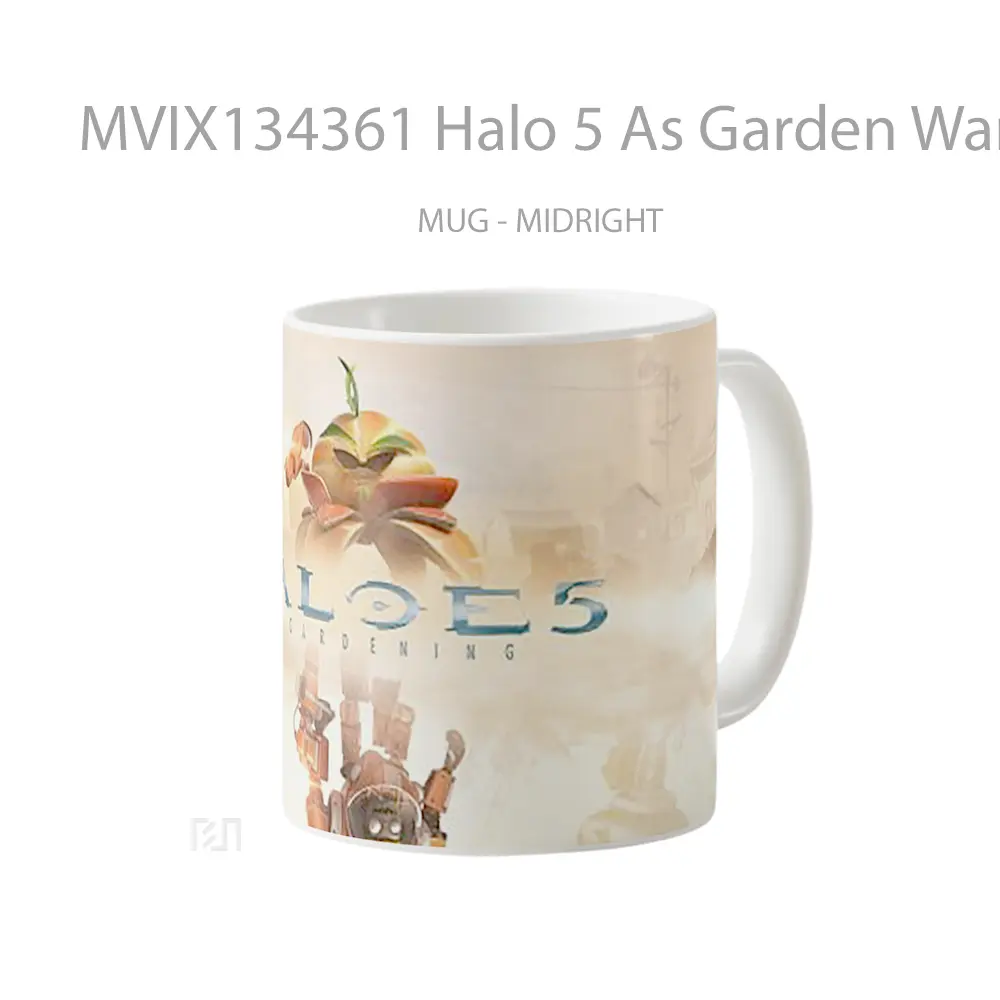 Mug Halo 5 As Garden Warfare 2 Cangkir Gamer - All-side / Desain