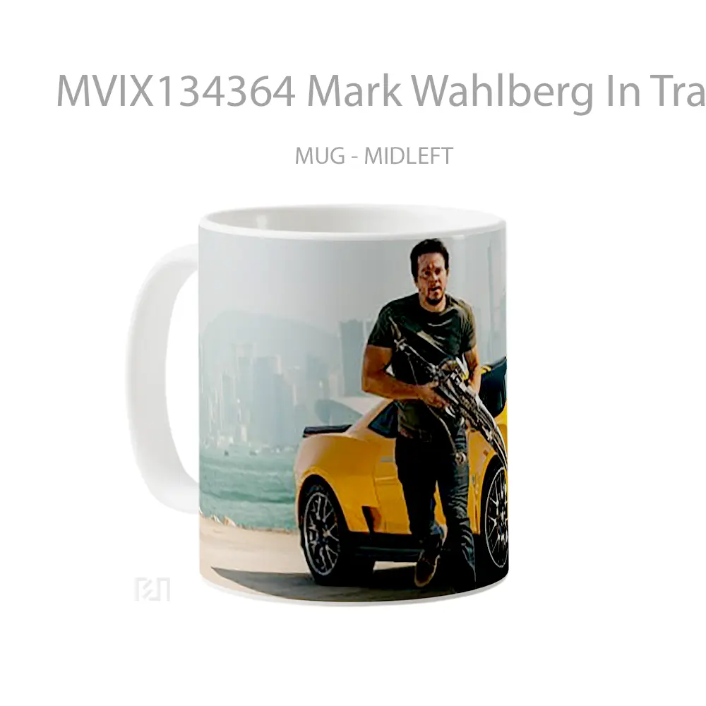 Mug Mark Wahlberg In Transformers 4 Gelas Film - All-side / Desain