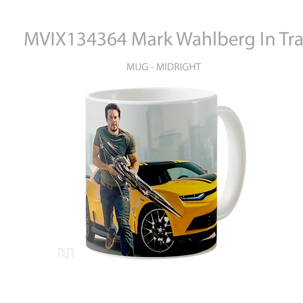 Mug Mark Wahlberg In Transformers 4 Gelas Film - All-side / Desain