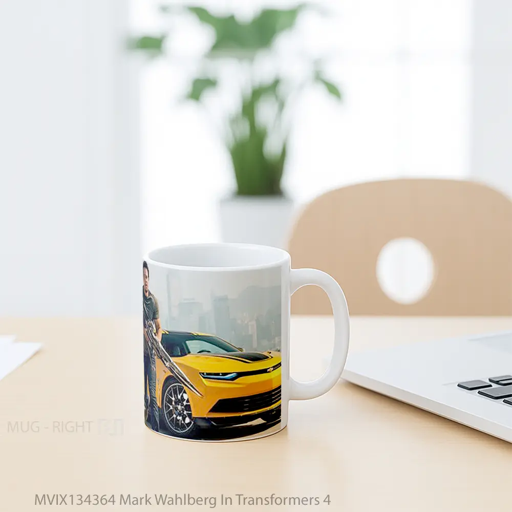 Mug Mark Wahlberg In Transformers 4 Gelas Film - All-side / Desain