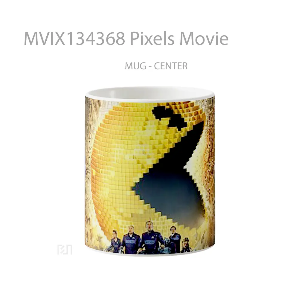 Mug Pixels Movie Gelas Keramik Unik
