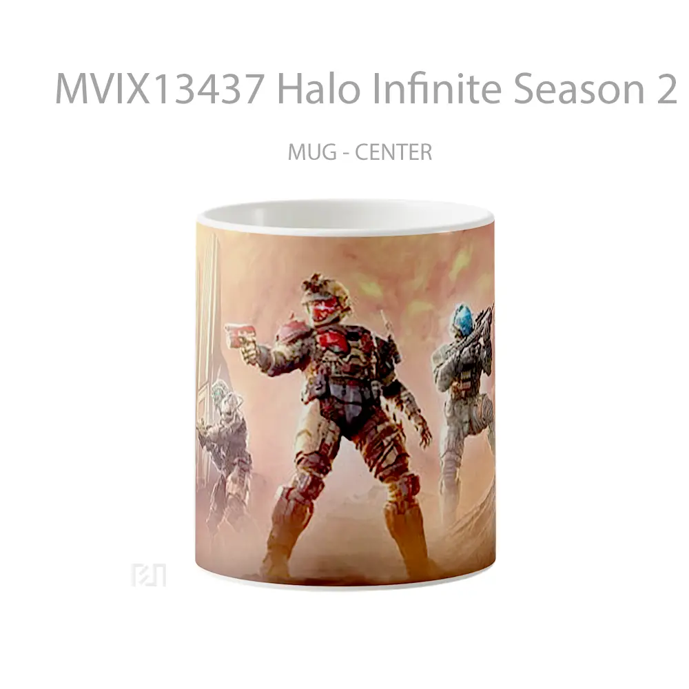 Mug Halo Infinite Season 2 Lone Wolves Cangkir Gamer