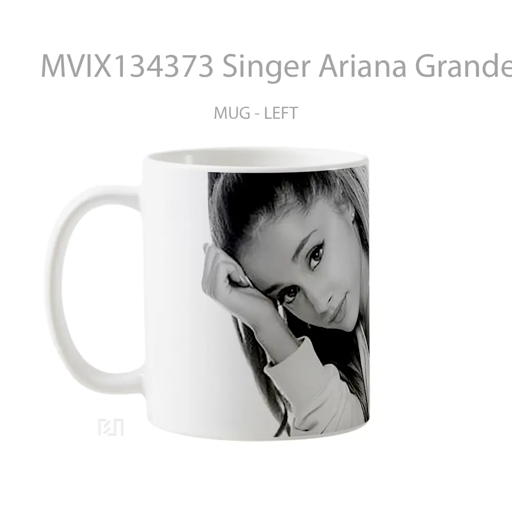 Mug Singer Ariana Grande Gelas Selebriti - All-side / Desain