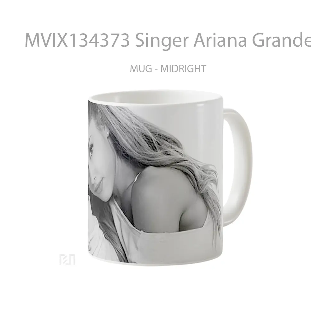 Mug Singer Ariana Grande Gelas Selebriti - All-side / Desain