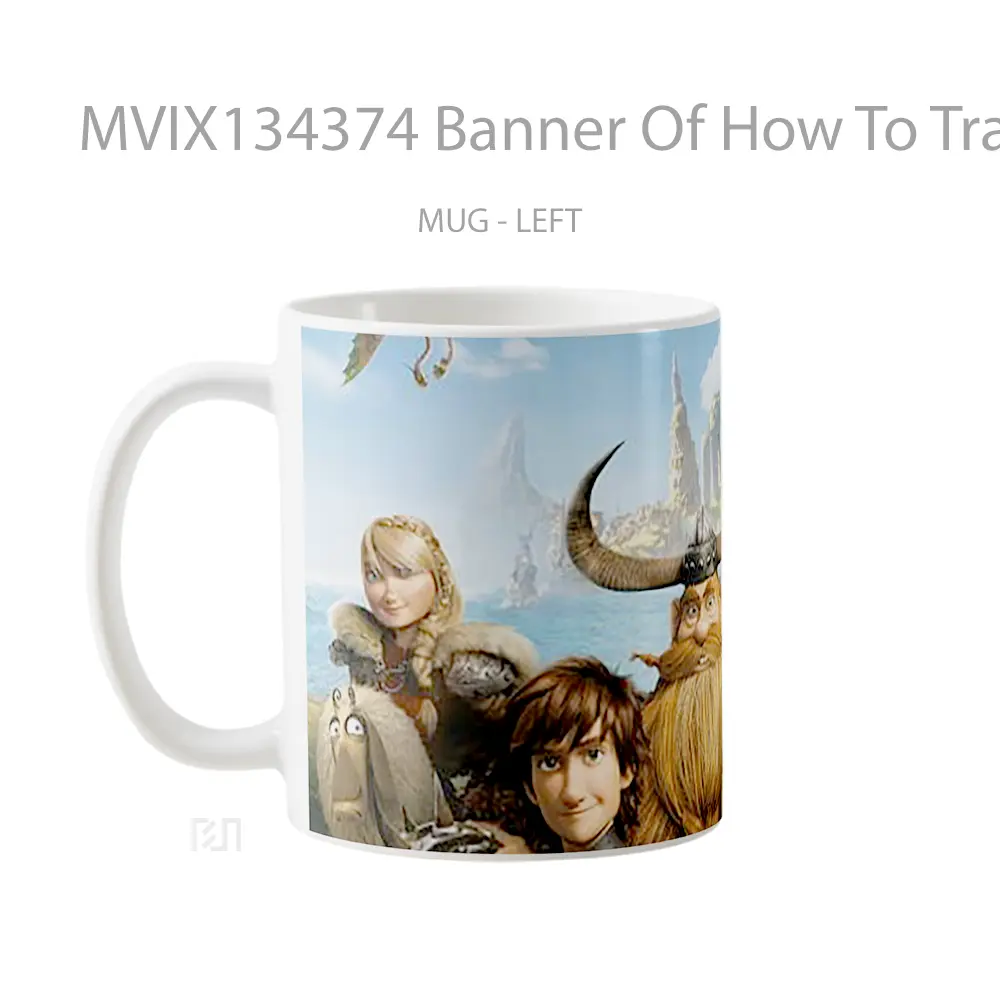 Mug Banner Of How To Train Your Dragon 2 Gelas Fantasi - All-side / Desain