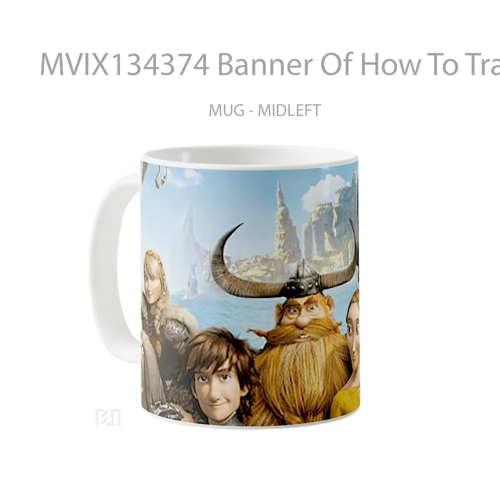 Mug Banner Of How To Train Your Dragon 2 Gelas Fantasi - All-side / Desain