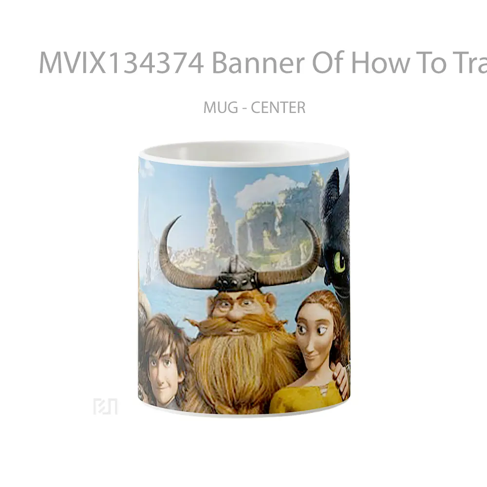 Mug Banner Of How To Train Your Dragon 2 Gelas Fantasi