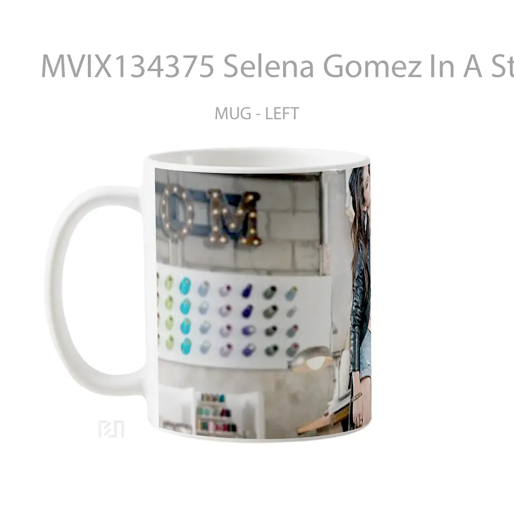 Mug Selena Gomez In A Study Gelas Selebriti - All-side / Desain