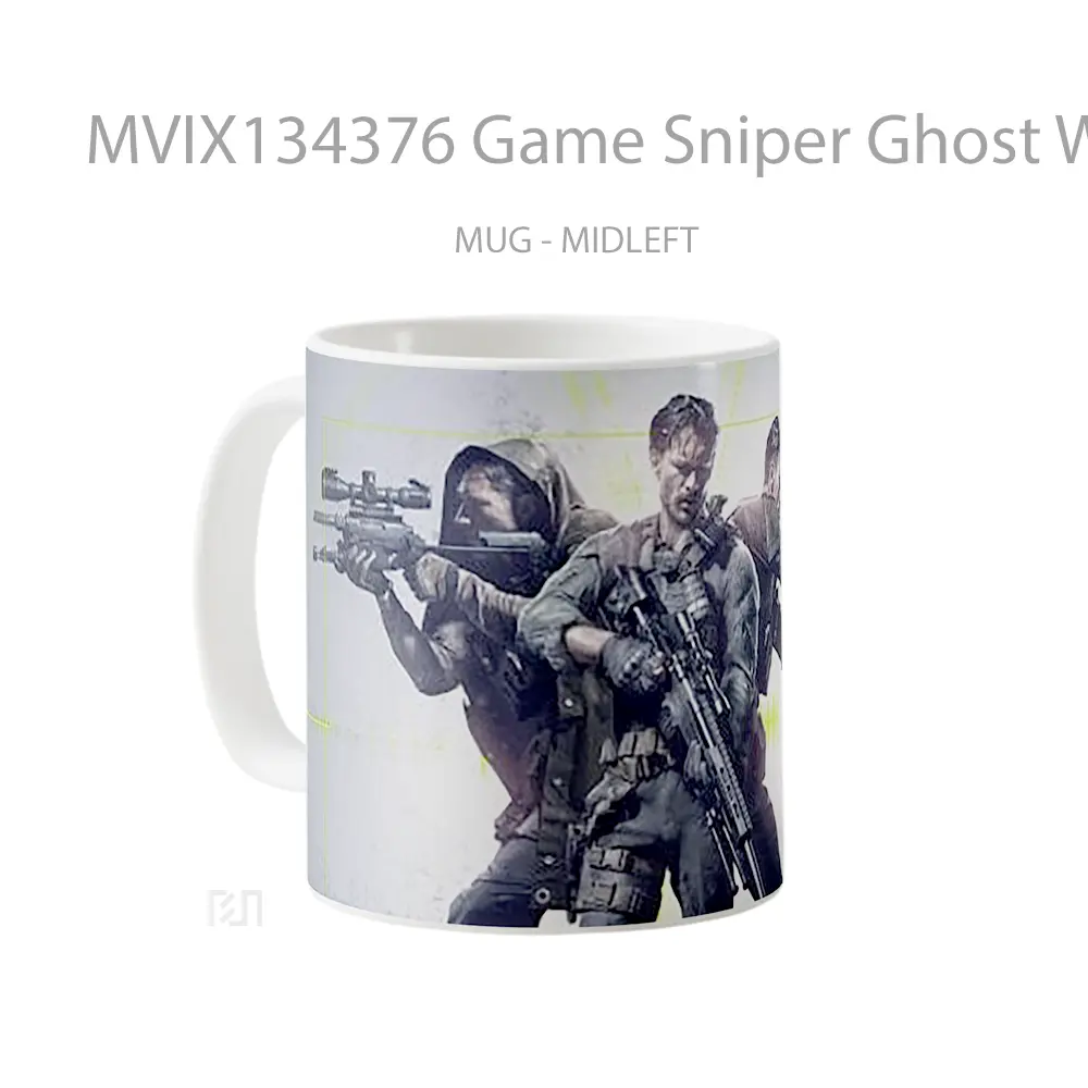 Mug Game Sniper Ghost Warrior 3 Cangkir Gamer - All-side / Desain
