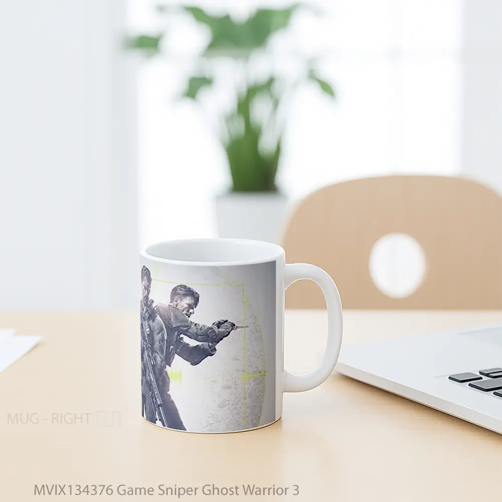 Mug Game Sniper Ghost Warrior 3 Cangkir Gamer - All-side / Desain