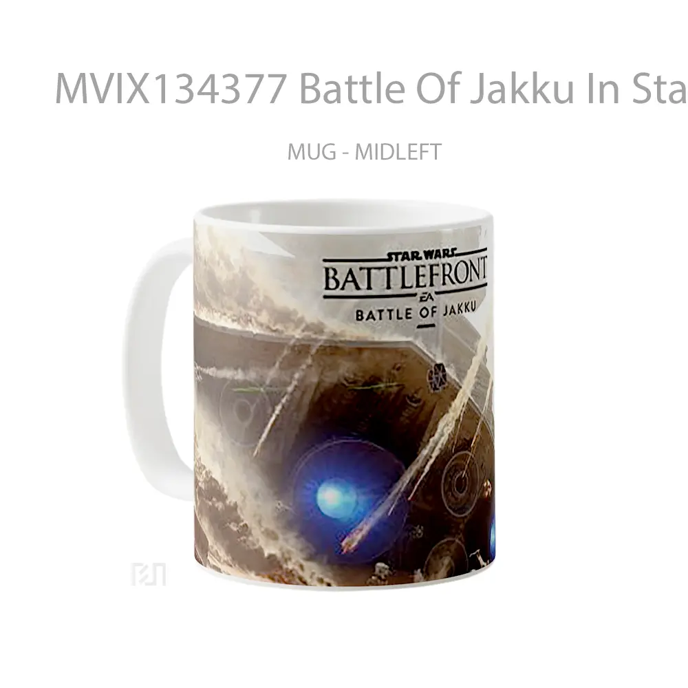 Mug Battle Of Jakku In Star Wars Battlefront Gelas Star Wars - Tampak Tengah