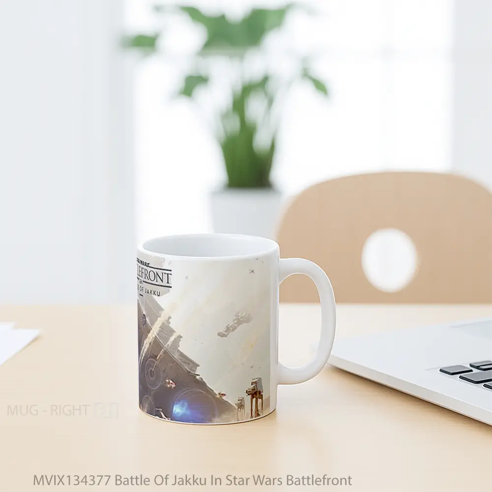 Mug Battle Of Jakku In Star Wars Battlefront Gelas Star Wars - Tampak Tengah