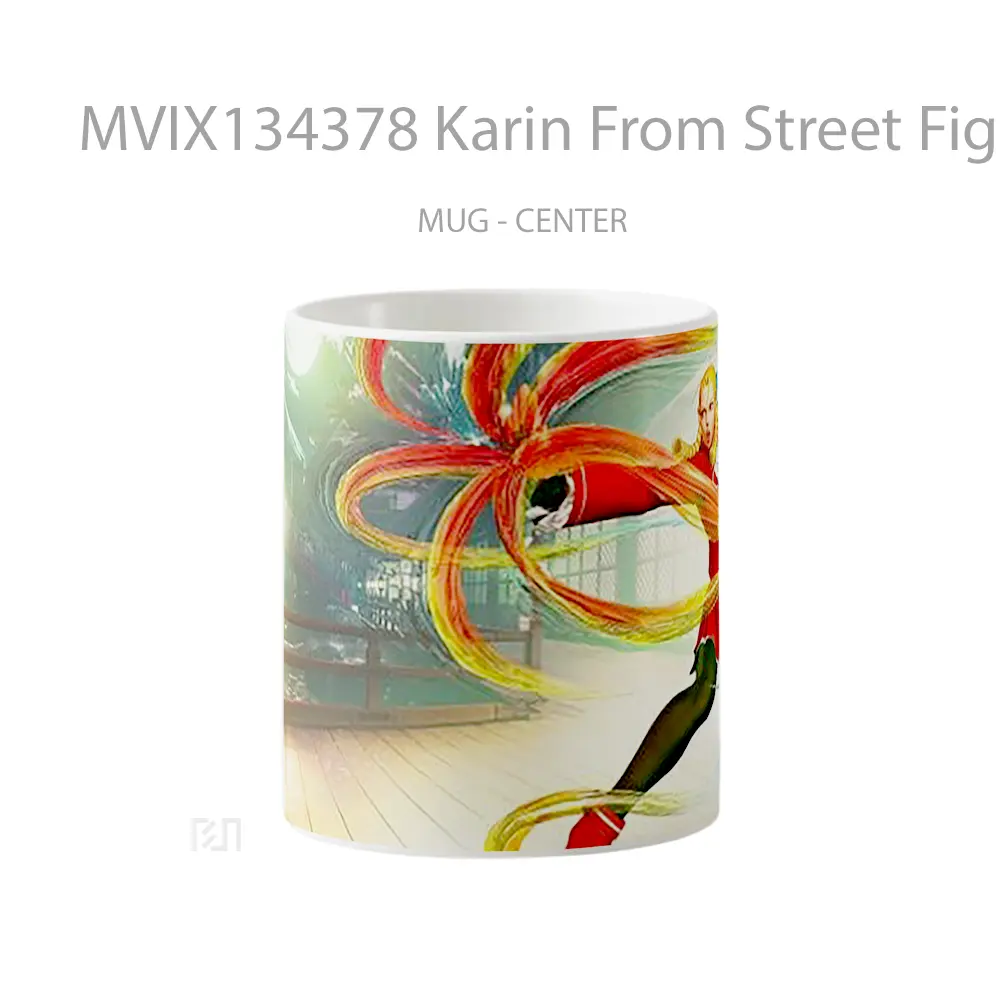 Mug Karin From Street Fighter V Cangkir Gamer