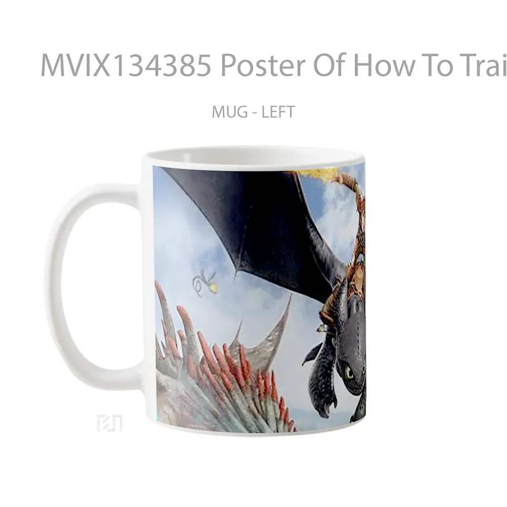 Mug Poster Of How To Train Your Dragon Gelas Fantasi - All-side / Desain