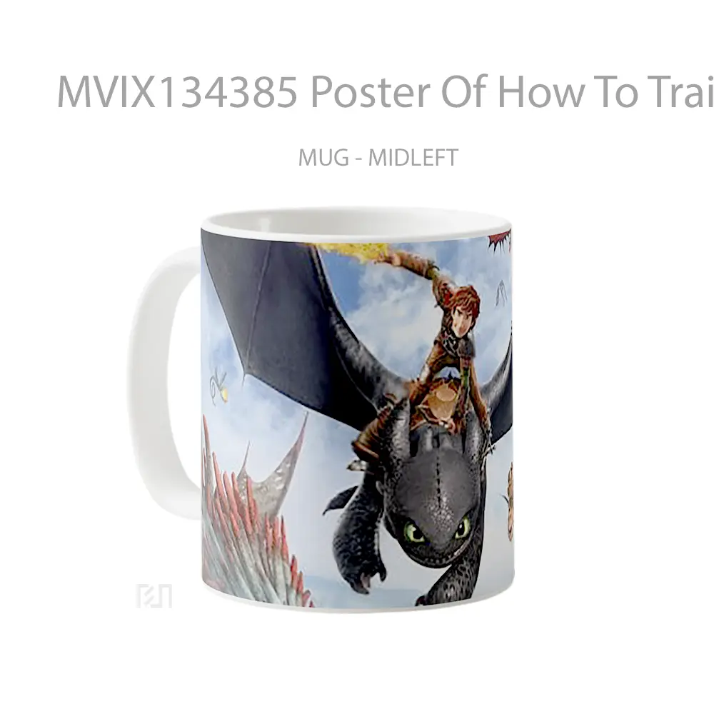 Mug Poster Of How To Train Your Dragon Gelas Fantasi - All-side / Desain