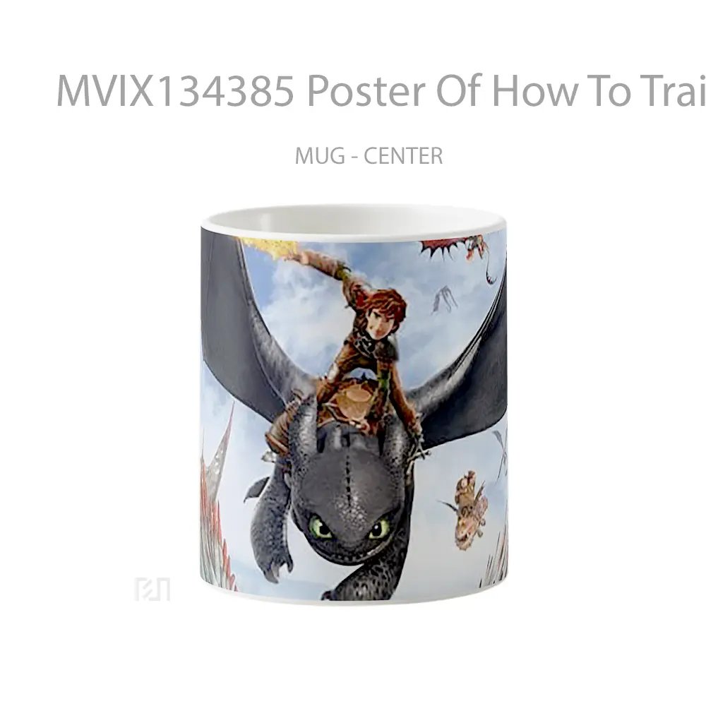 Mug Poster Of How To Train Your Dragon Gelas Fantasi