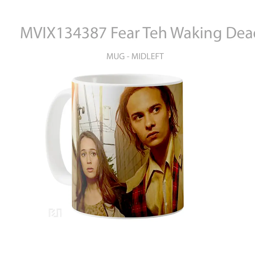 Mug Fear Teh Waking Dead Gelas Keramik Unik - All-side / Desain