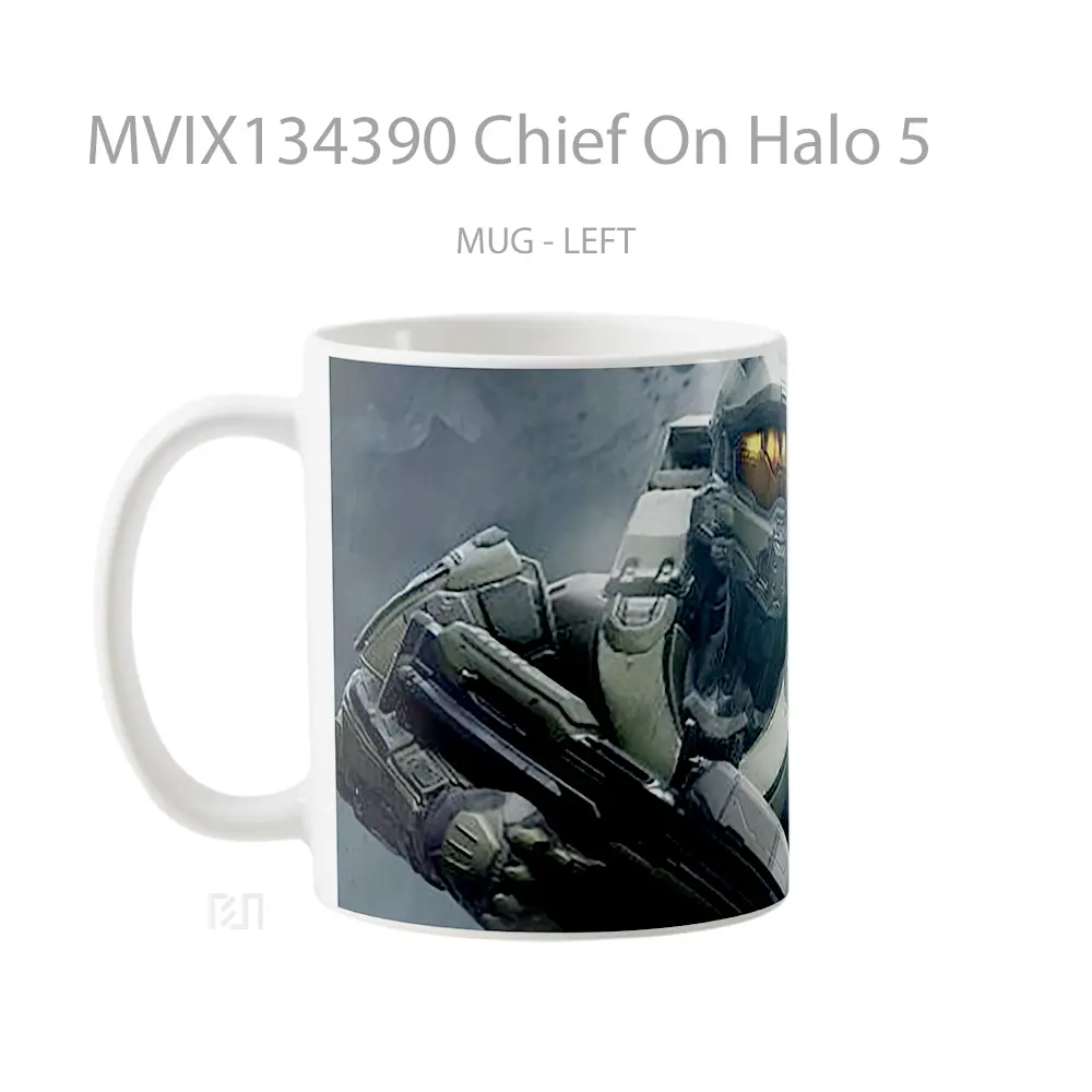 Mug Chief On Halo 5 Cangkir Gamer - All-side / Desain