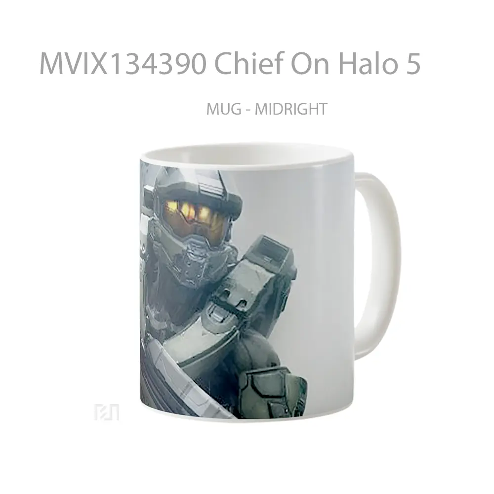 Mug Chief On Halo 5 Cangkir Gamer - All-side / Desain