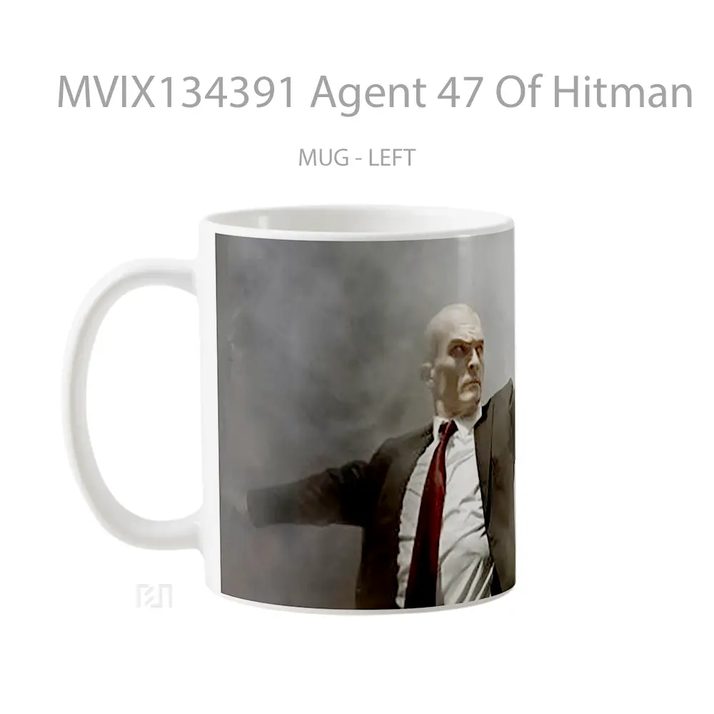 Mug Agent 47 Of Hitman Gelas Keramik Unik - All-side / Desain