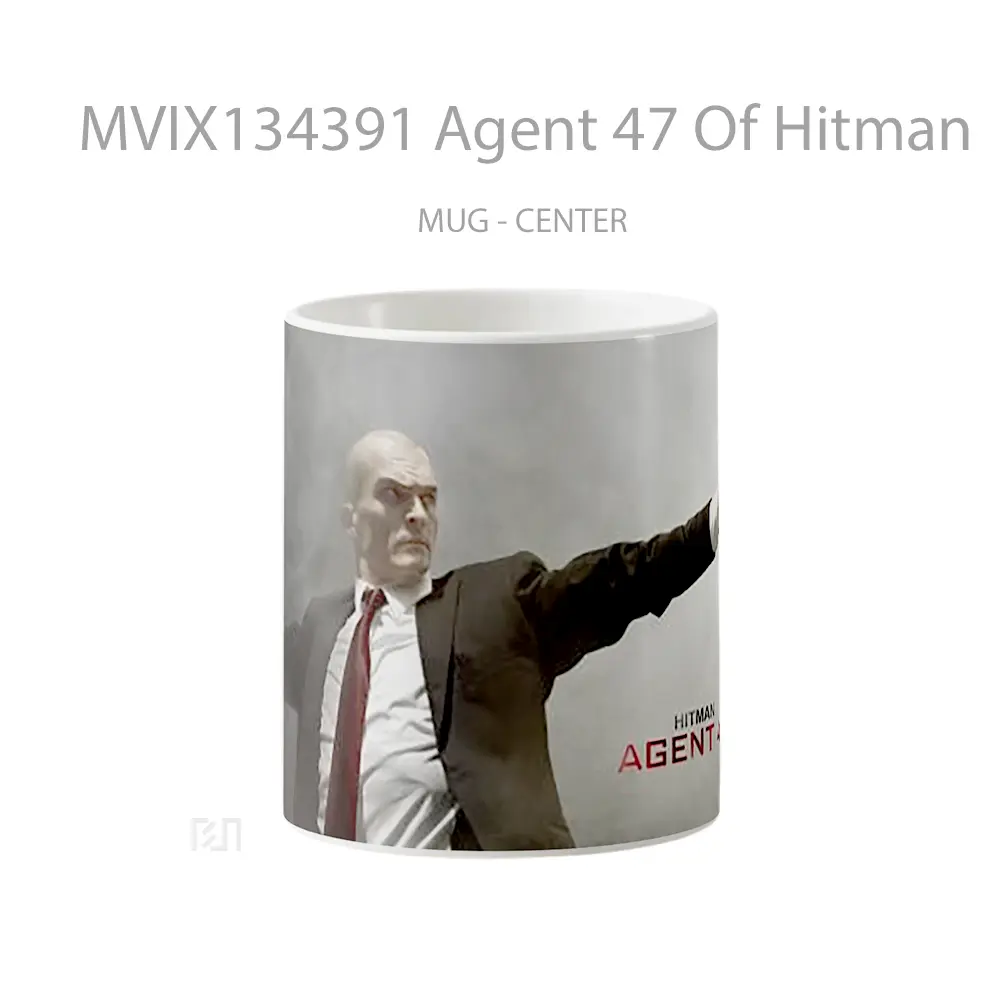 Mug Agent 47 Of Hitman Gelas Keramik Unik