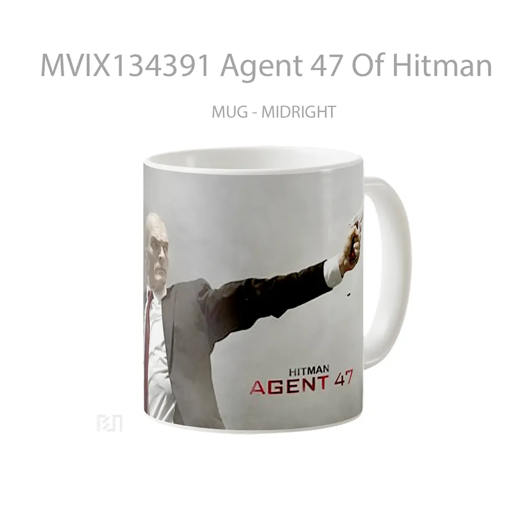Mug Agent 47 Of Hitman Gelas Keramik Unik - All-side / Desain