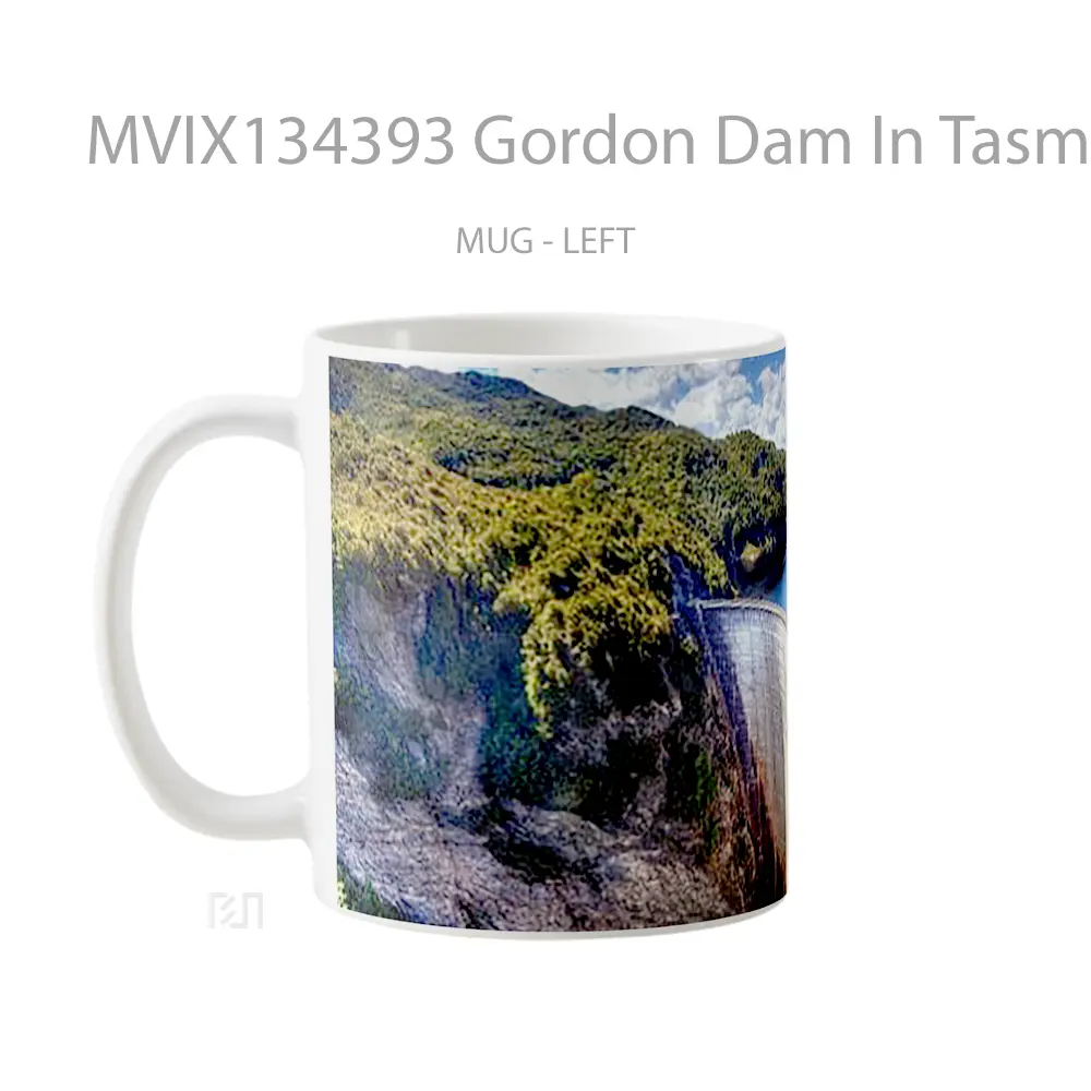 Mug Gordon Dam In Tasmania Australia Gelas Keramik Unik - All-side / Desain