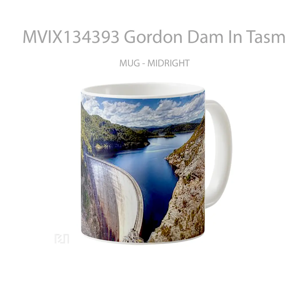 Mug Gordon Dam In Tasmania Australia Gelas Keramik Unik - All-side / Desain