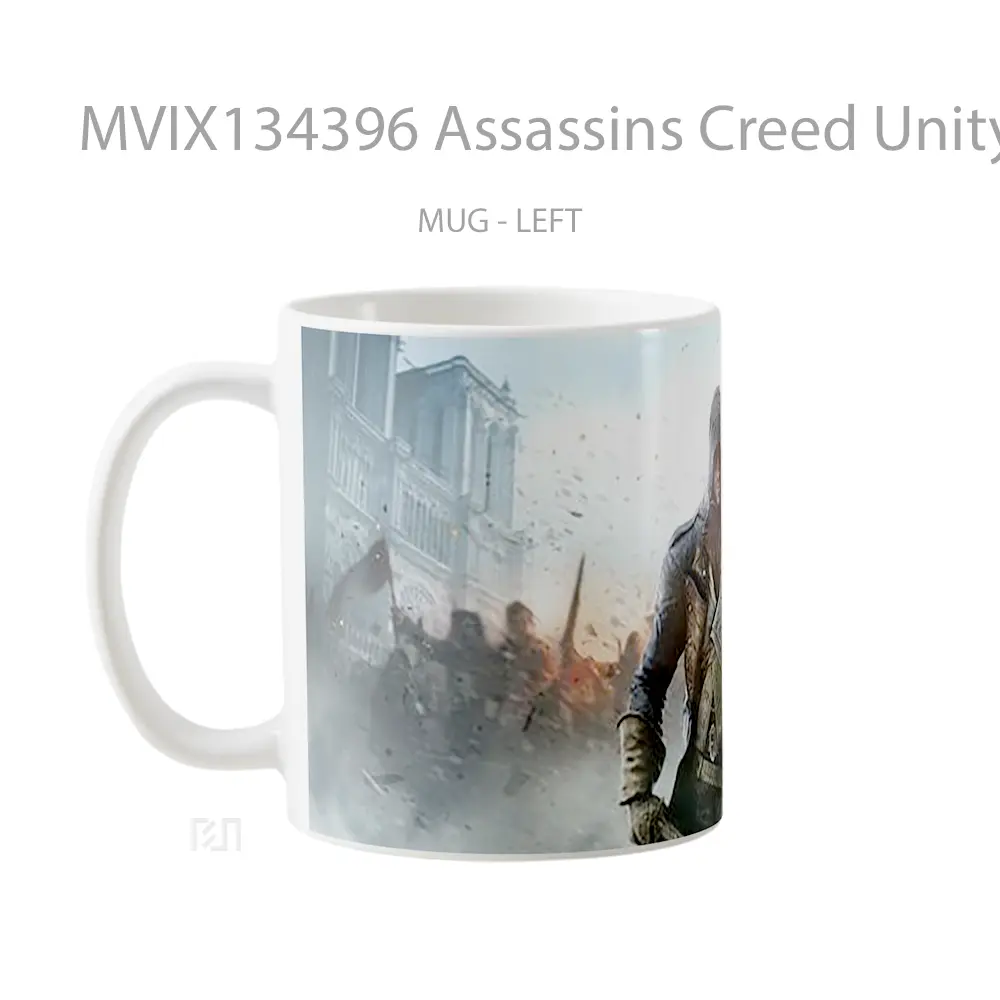 Mug Assassins Creed Unity Game V2 Cangkir Gamer - All-side / Desain