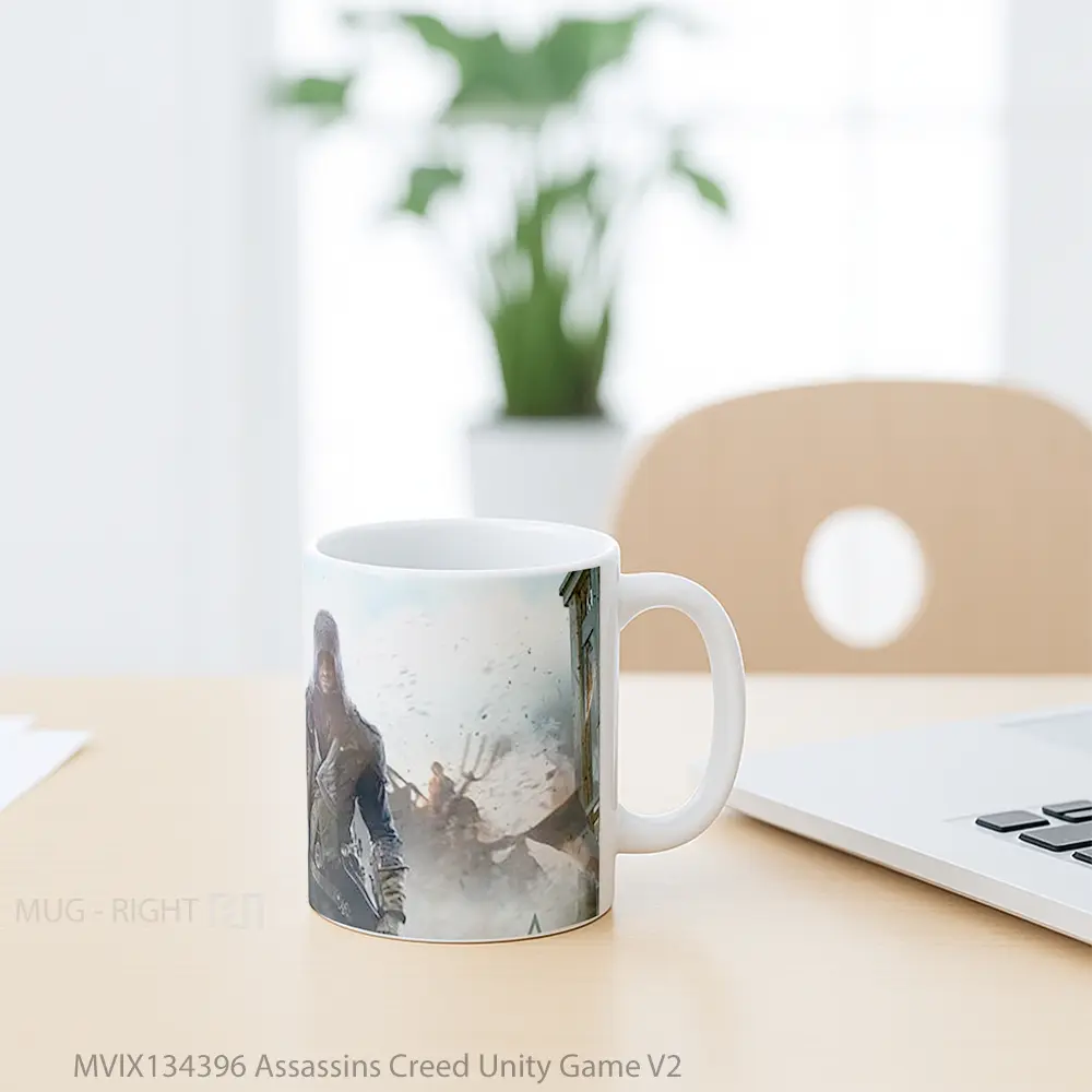 Mug Assassins Creed Unity Game V2 Cangkir Gamer - All-side / Desain