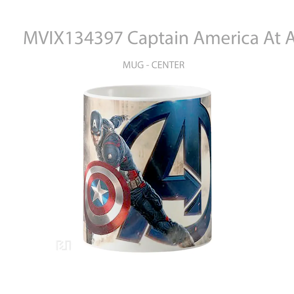 Mug Captain America At Avengers Gelas Superhero