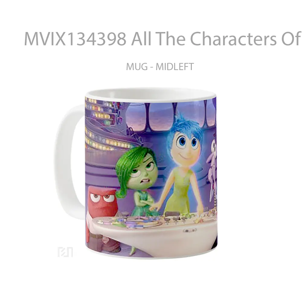 Mug All The Characters Of Intensely Gelas Keramik Unik - All-side / Desain