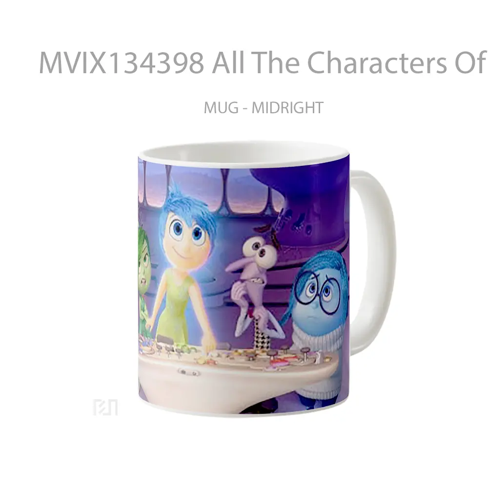 Mug All The Characters Of Intensely Gelas Keramik Unik - All-side / Desain