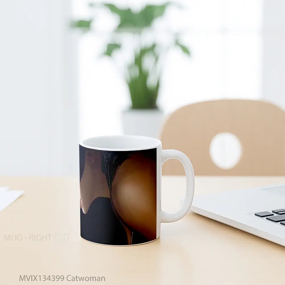 Mug Catwoman Gelas Keramik Unik - All-side / Desain