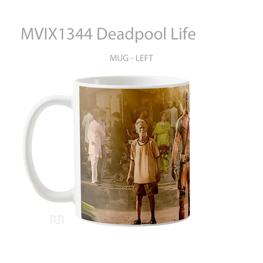Mug Deadpool Life Gelas Superhero - All-side / Desain
