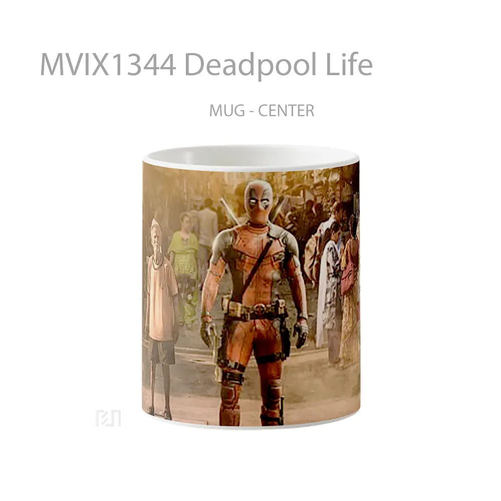 Mug Deadpool Life Gelas Superhero