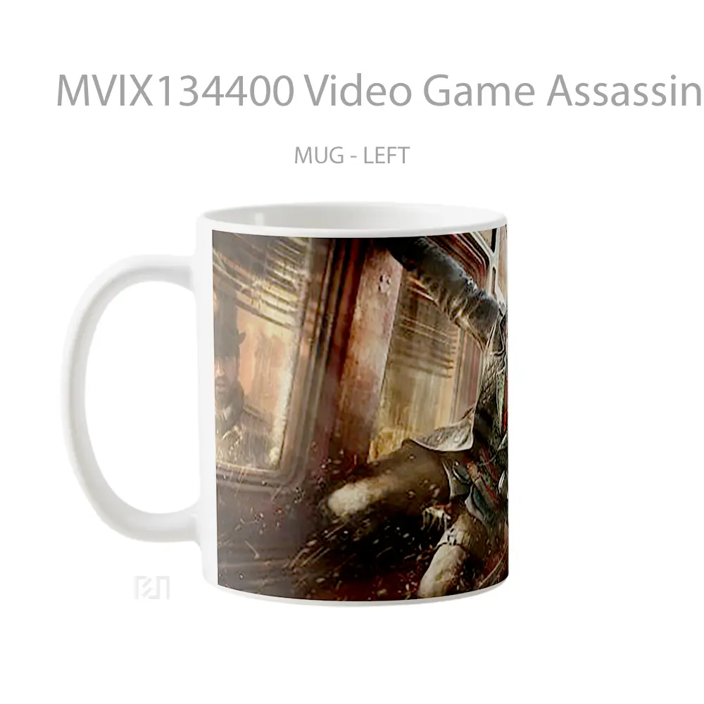Mug Video Game Assassins Creed Syndicate Cangkir Gamer - All-side / Desain