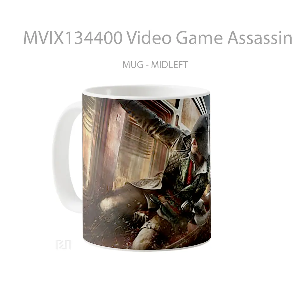 Mug Video Game Assassins Creed Syndicate Cangkir Gamer - All-side / Desain