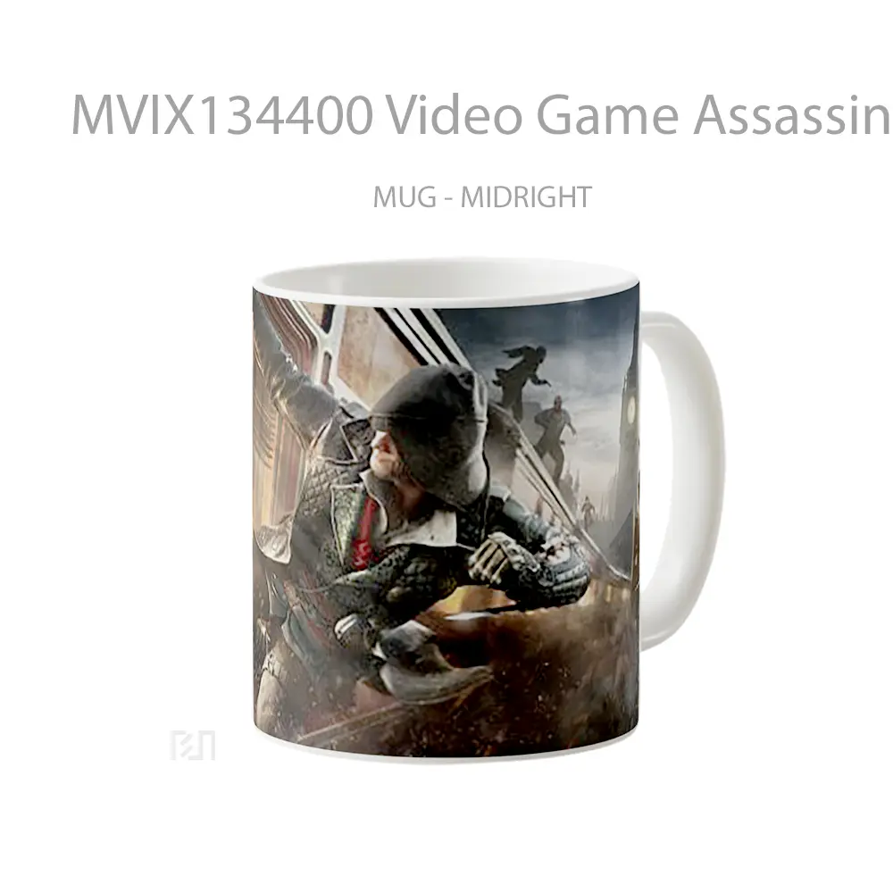 Mug Video Game Assassins Creed Syndicate Cangkir Gamer - All-side / Desain