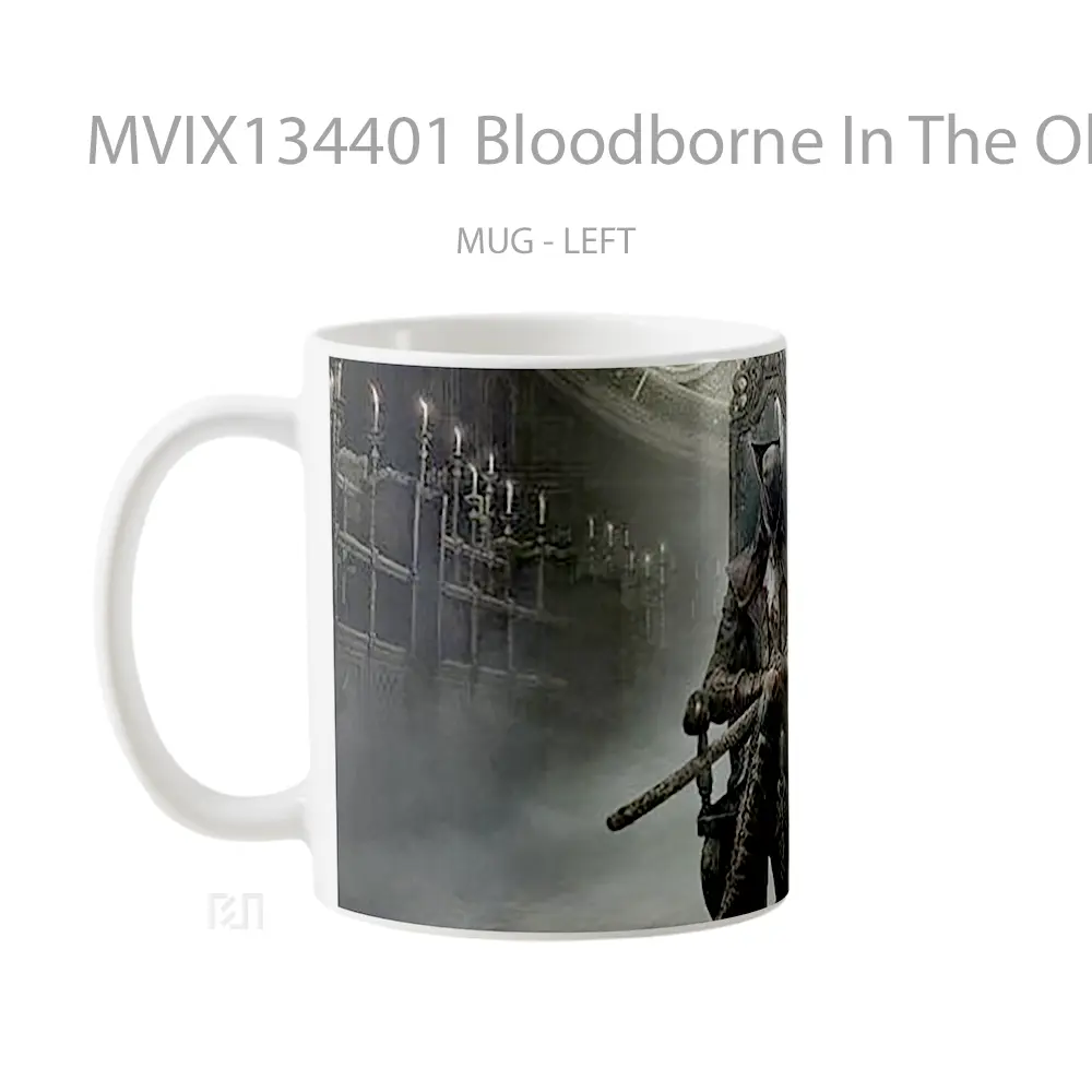 Mug Bloodborne In The Old Hunters Gelas Keramik Unik - All-side / Desain