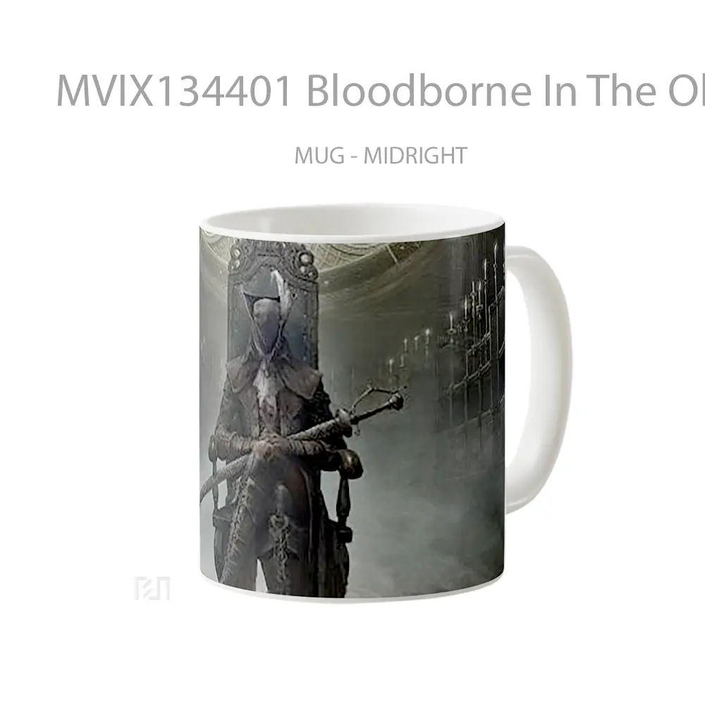 Mug Bloodborne In The Old Hunters Gelas Keramik Unik - All-side / Desain
