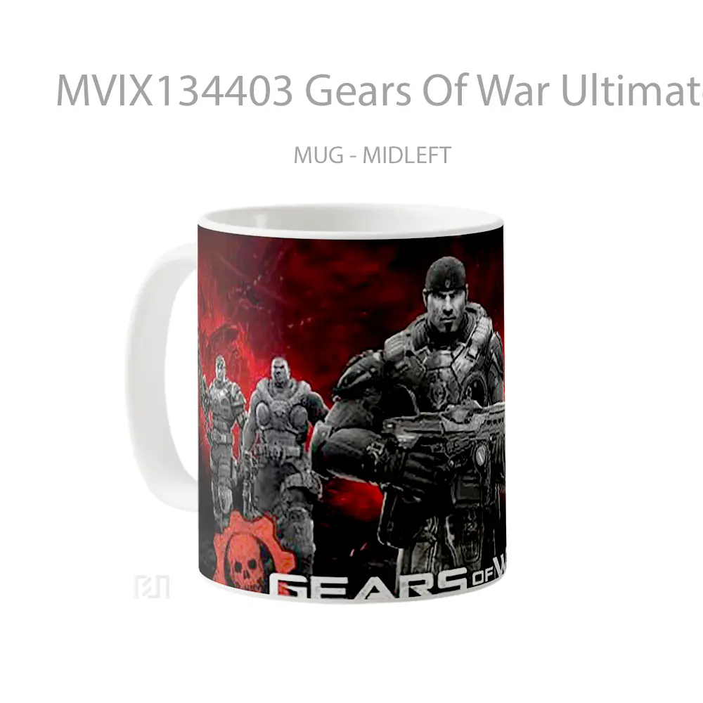 Mug Gears Of War Ultimate Edition Gelas Keramik Unik - All-side / Desain