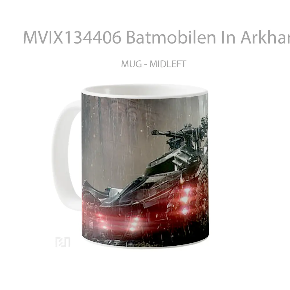 Mug Batmobilen In Arkham Knight Gelas Fantasi - All-side / Desain